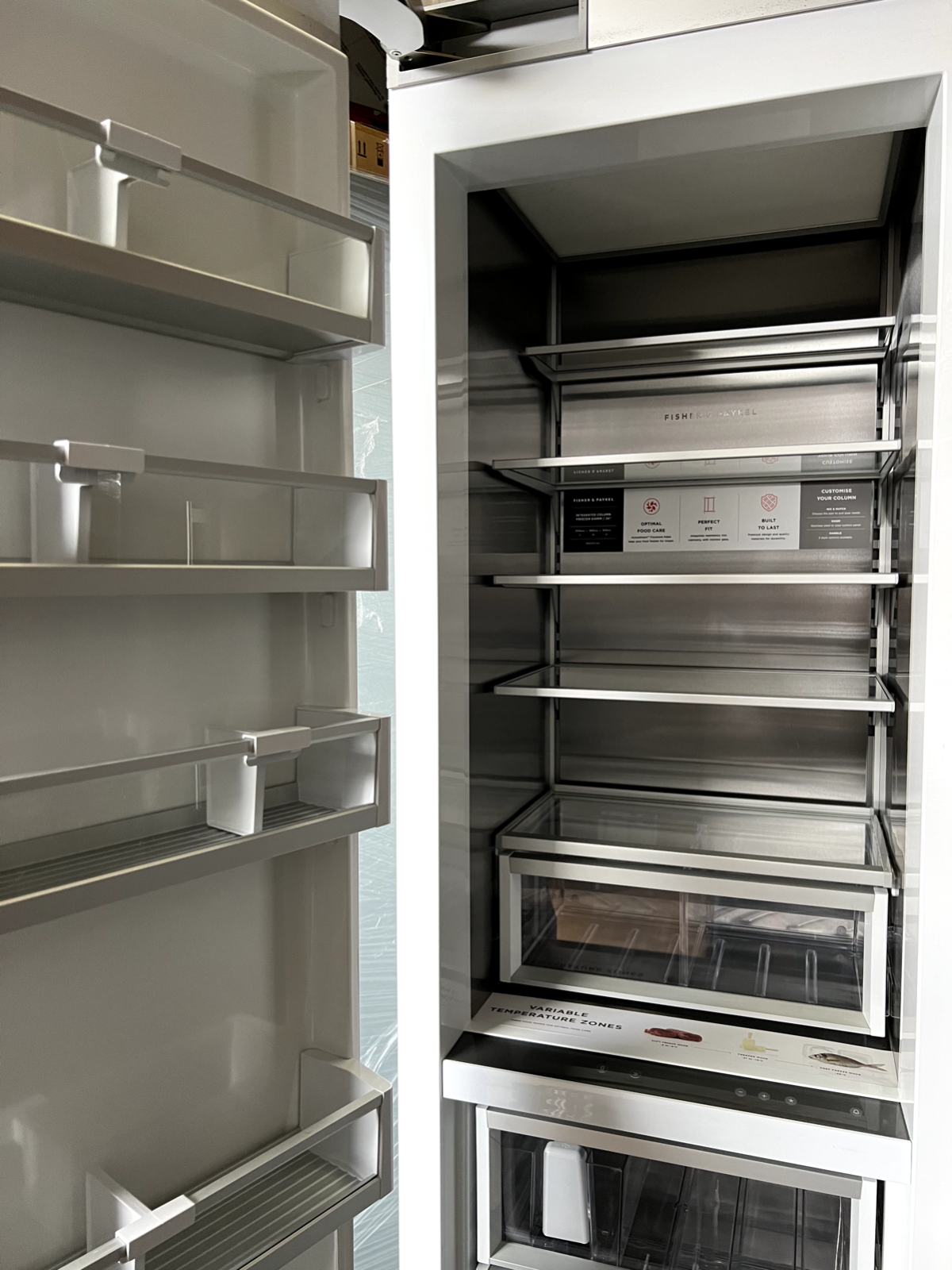 Fisher Paykel Column Freezer RS6121FLJK1 24 inch integrated Appliance Sub zero