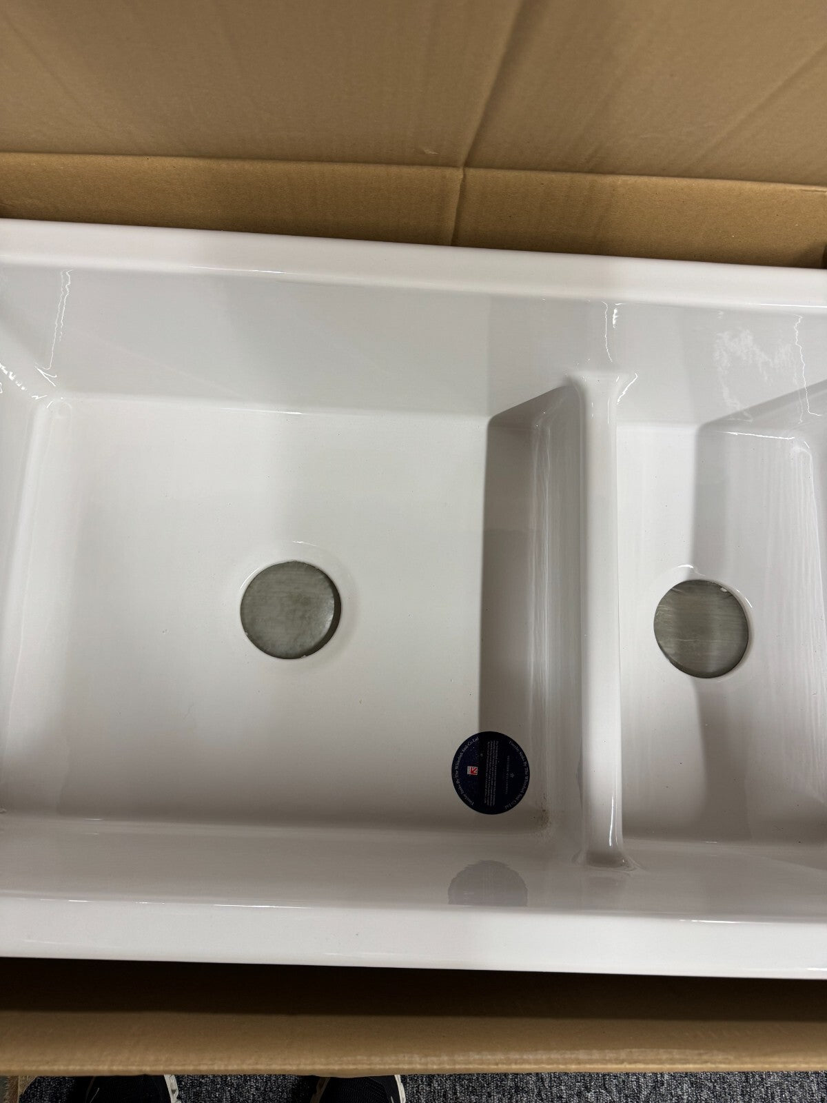 New Whitebirk 362532 Under mounted Langho Kitchen double bowl Sink BR2198