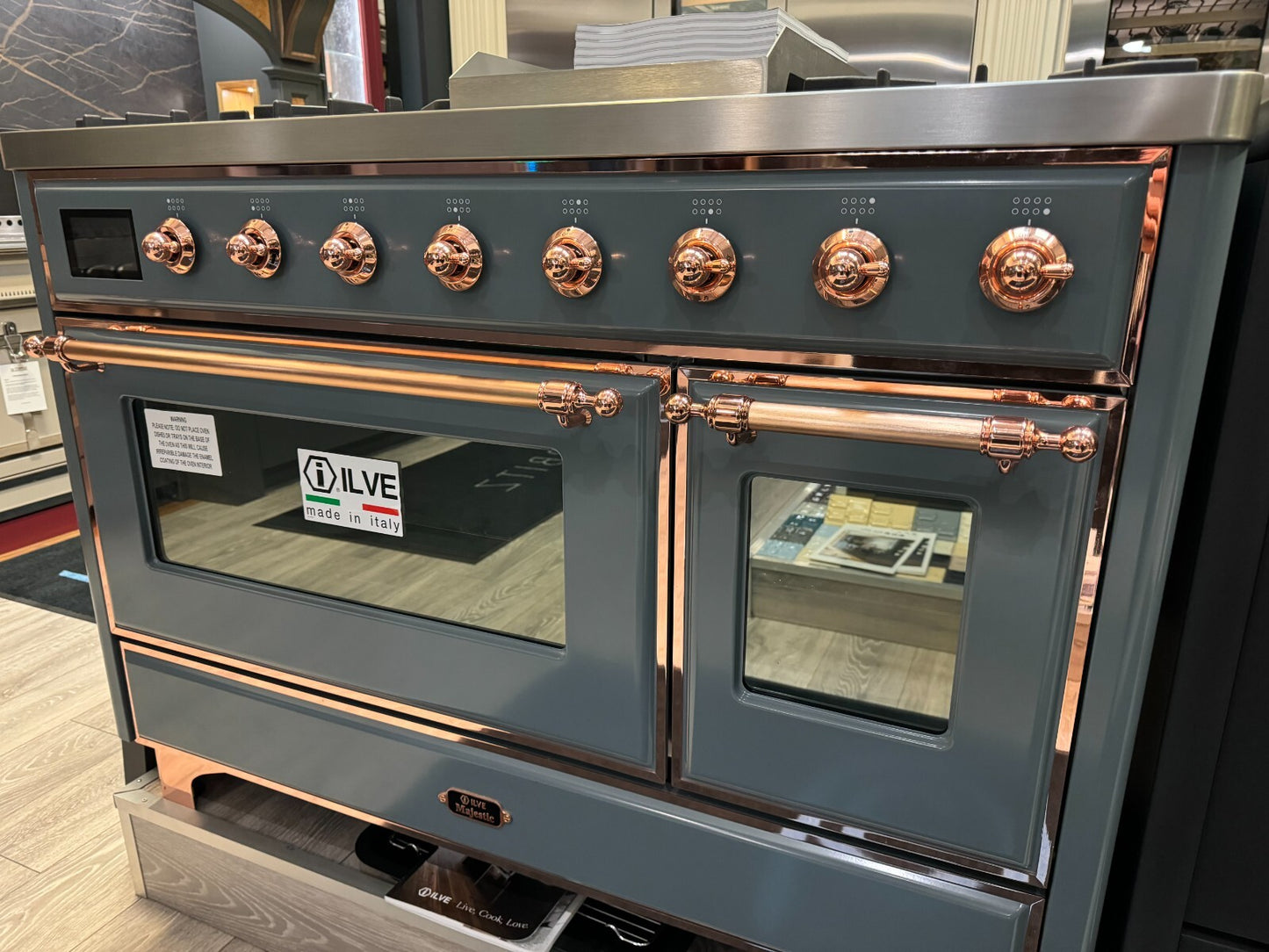 Ex Display UNUSED Ilve M12FDNE3 Majestic Milano 120 dual fuel Range Cooker Oven