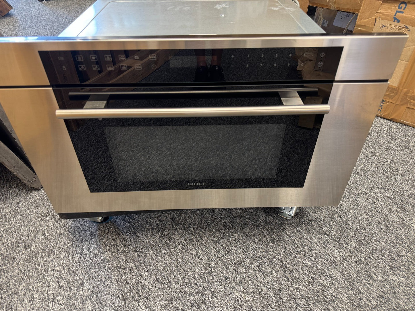 Ex Display Wolf ICBMDD30TM/B/TH Transitional Combi Microwave Oven 76cm BR2336