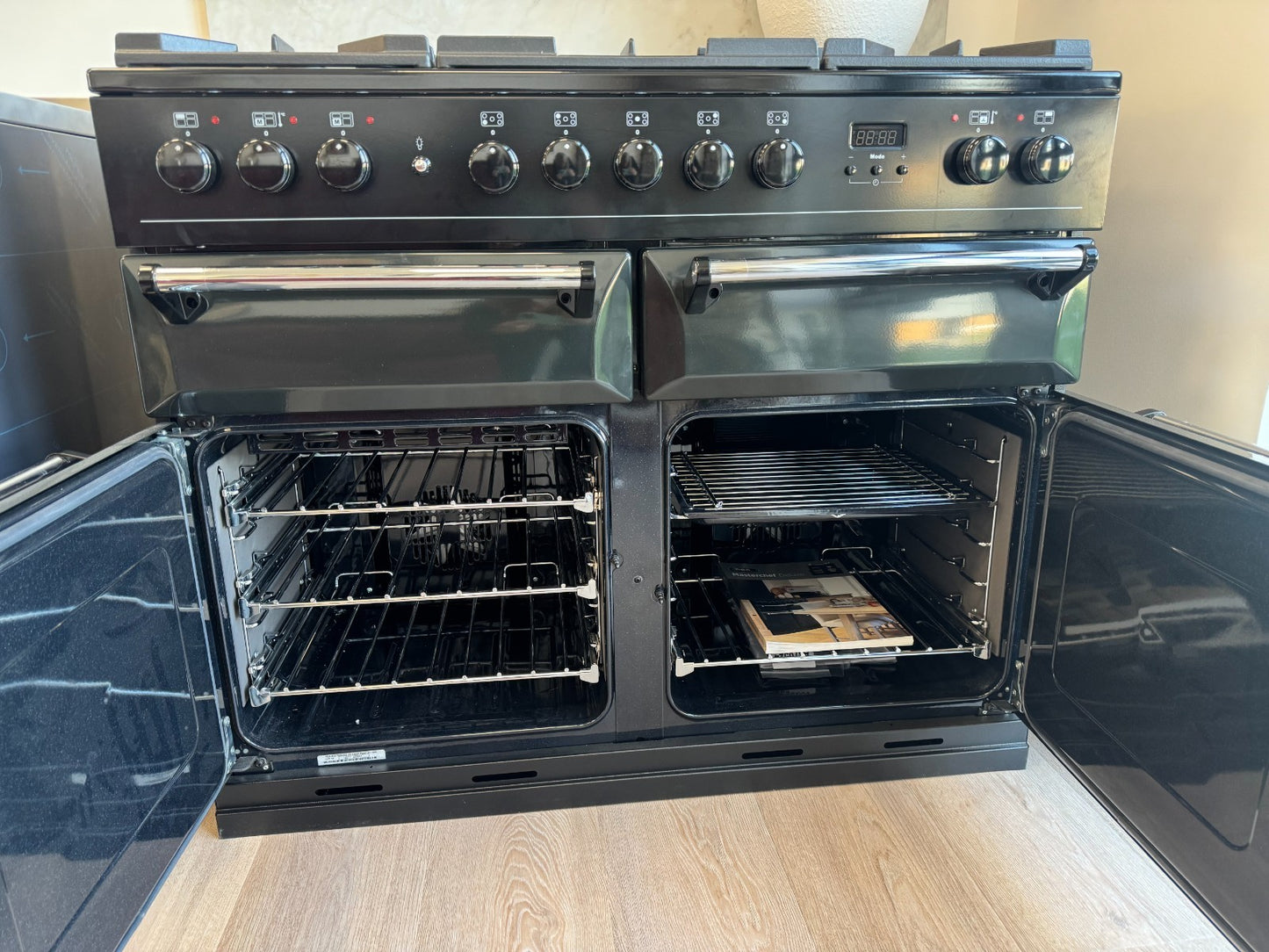 Ex Display Aga Masterchef MDX110DFBL Deluxe 110 Dual Fuel Range Cooker Oven