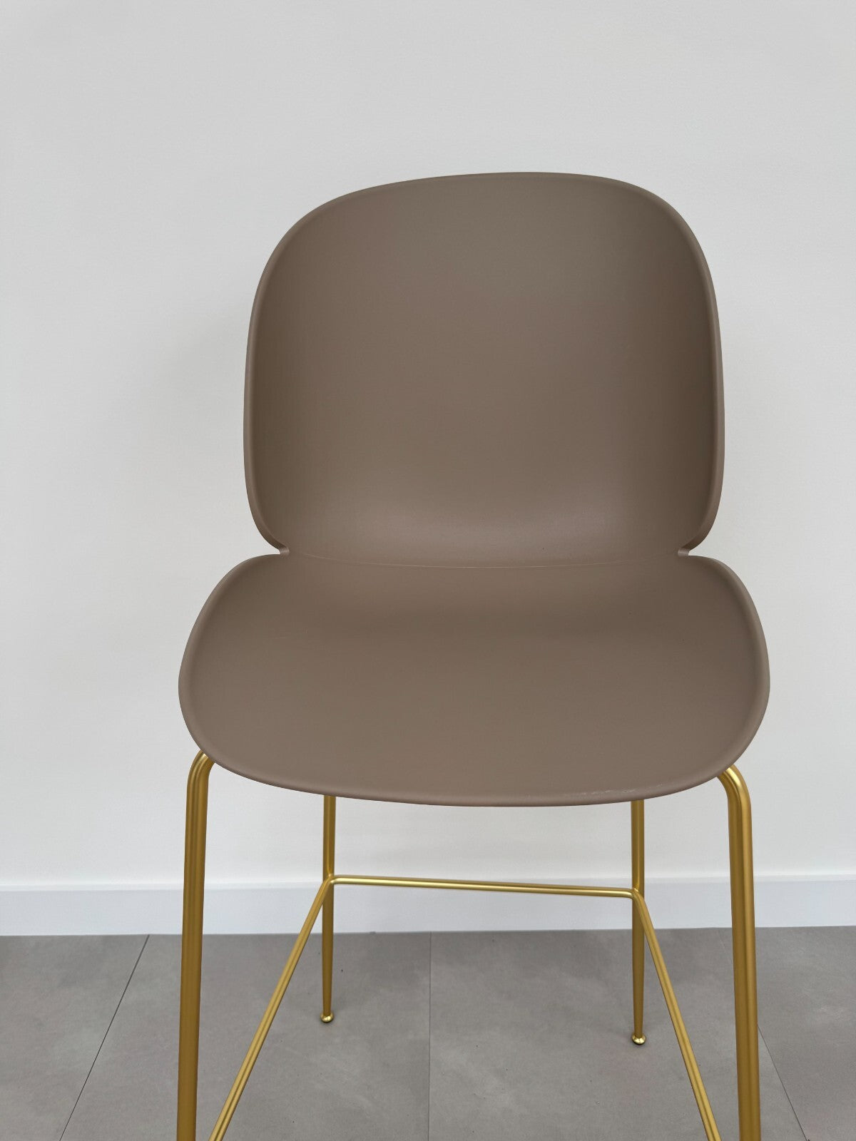 Ex Display GUBI stool BEETLE BAR CHAIR with brass base AX018