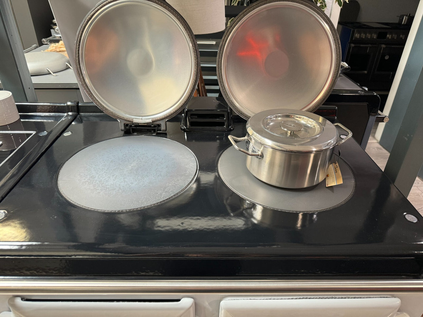 NEW UNUSED AGA eR7 Series 150 Electric Range Cooker Induction Hob Pearl Ashes