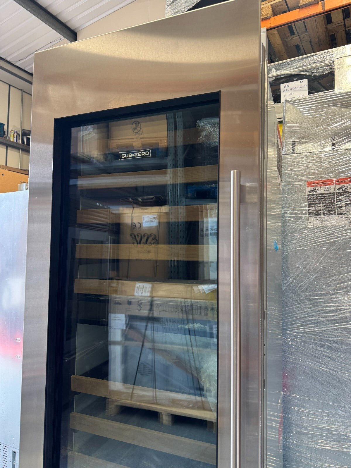 Ex Display Sub-Zero ICBIW-24 610mm Wine Storage Cooler subzero Fridge B32149