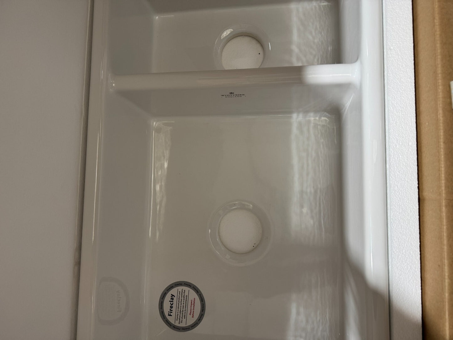 NEW Whitebirk Sink Company double bowl kitchen sink Lostock 369234 BR2216 shaws