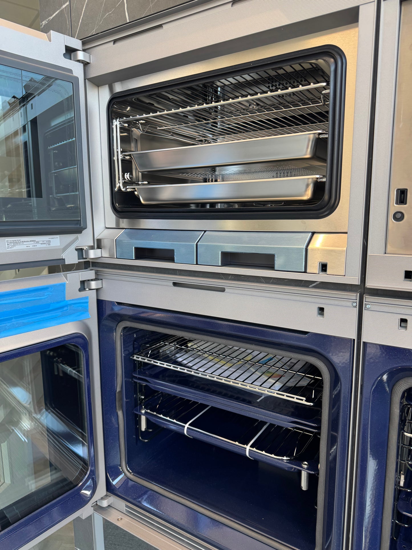 Ex Display UNUSED Gaggenau Oven Combi Microwave & Steam Oven SET BO470102 BO471102 BS455101 BM454100 & 2 x warming drawers WS462102