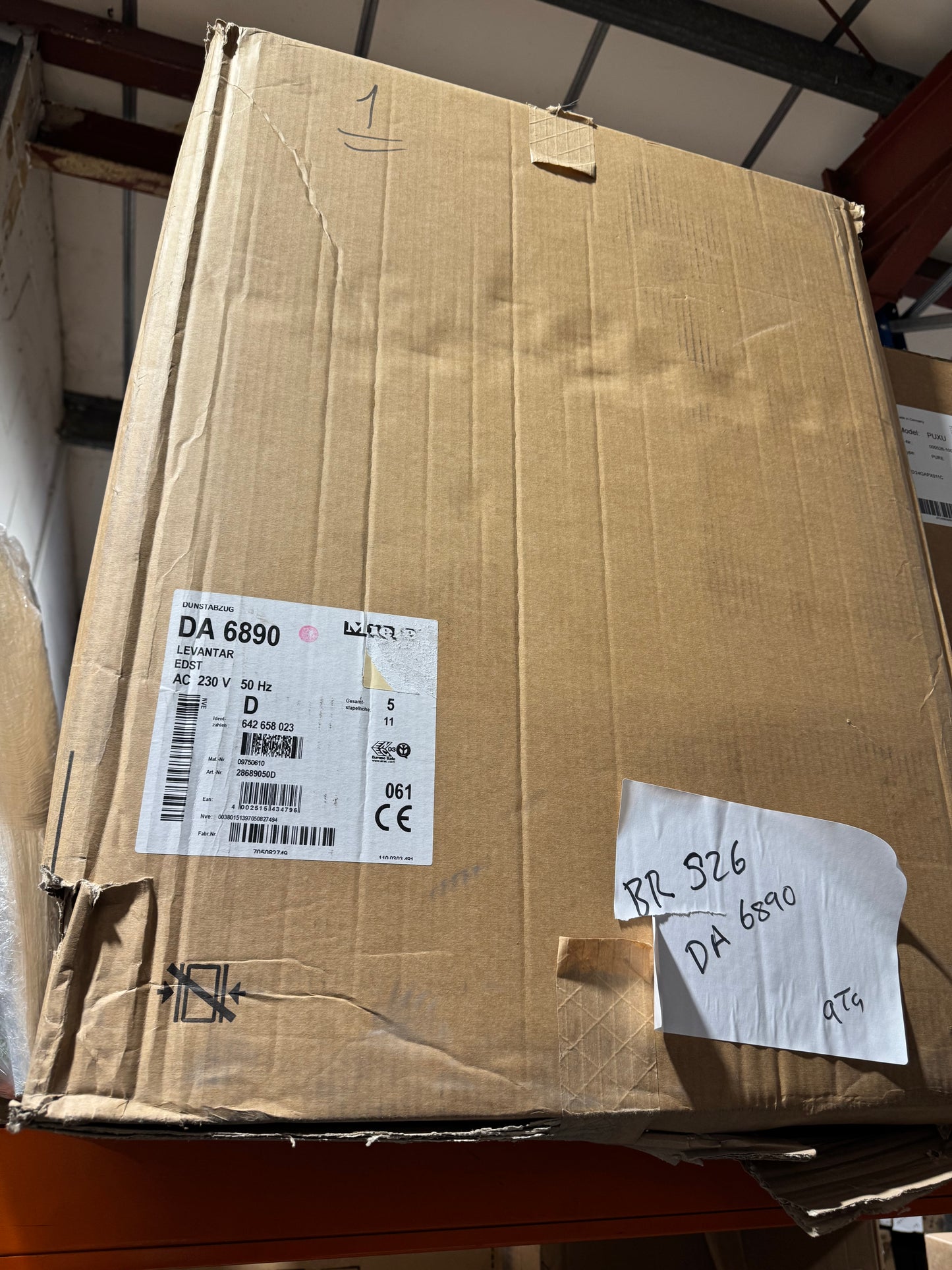 New Miele DA 6890 Downdraft Extractor with Dimmable LED Hood BR2379