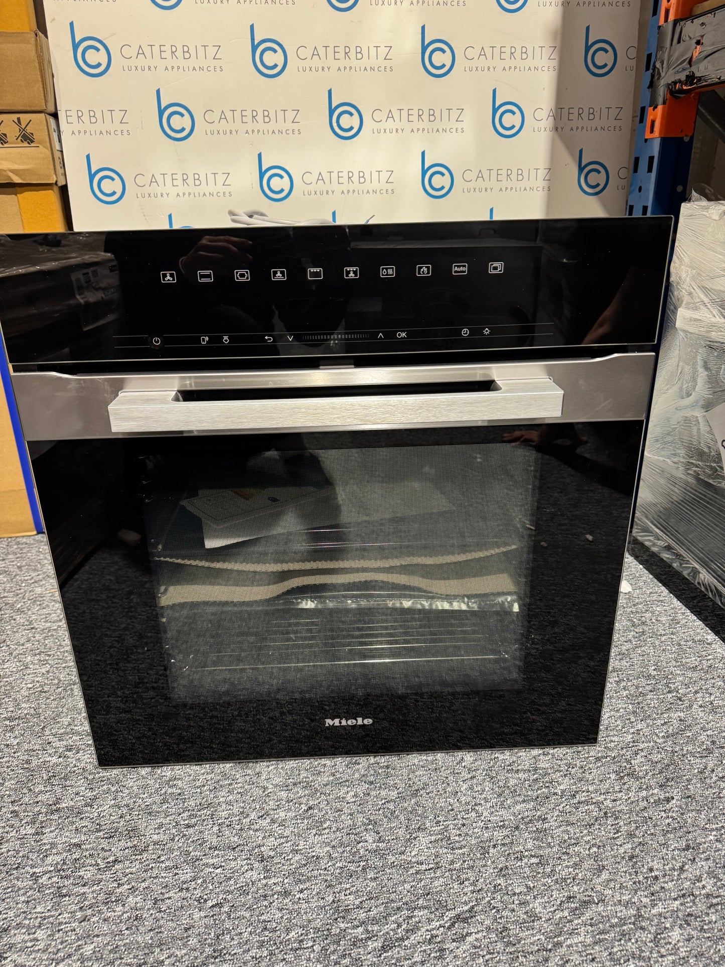 New UNUSED Miele H 7264 BP Built In Oven Cooker Clean Steel BR2384