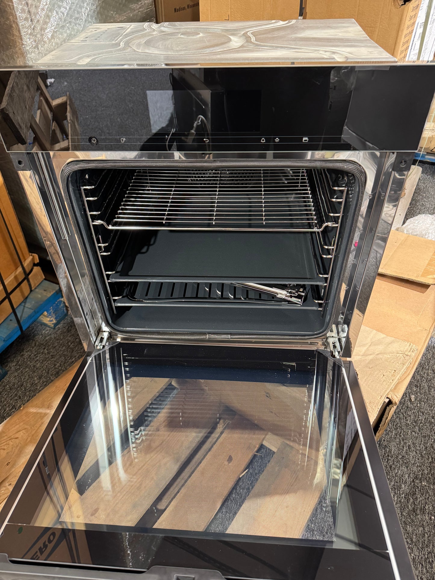 NEW UNUSED Miele ArtLine M Touch H 7860 BPX Black Built-In Oven Cooker BR4409