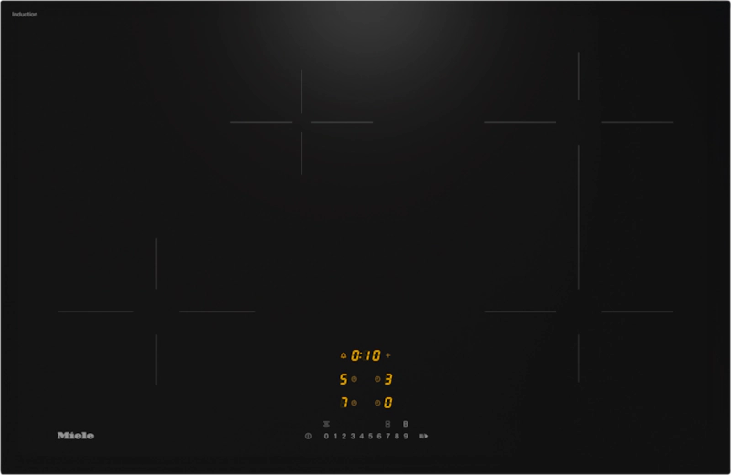 NEW Miele KM 7373 FL Induction hob with onset controls Silver Cooktop AX205