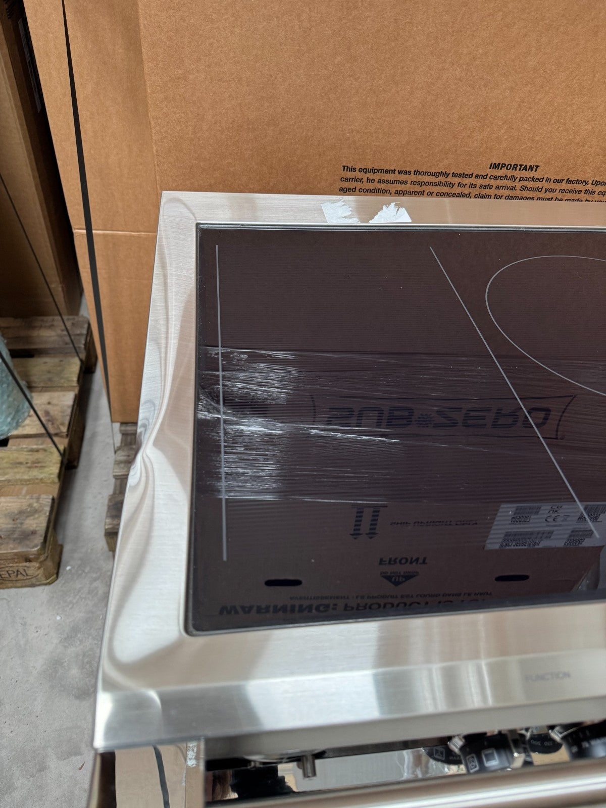 NEW Fisher & Paykel OR90SCI6B1 Induction Range Cooker oven Black GRADED BR4636