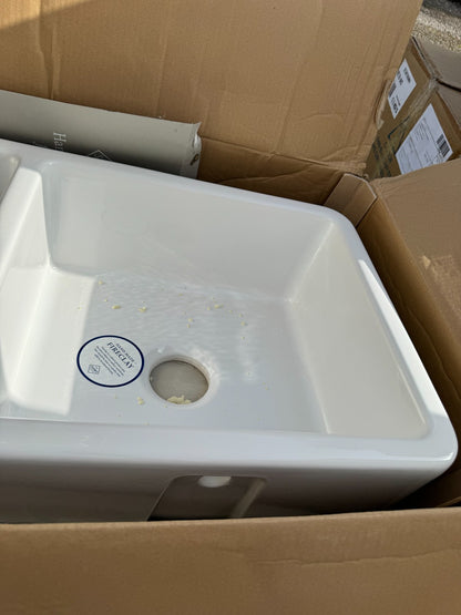 NEW Shaws Of Darwen SCLD101WH Double 1000 Belfast Kitchen Sink white BR4350