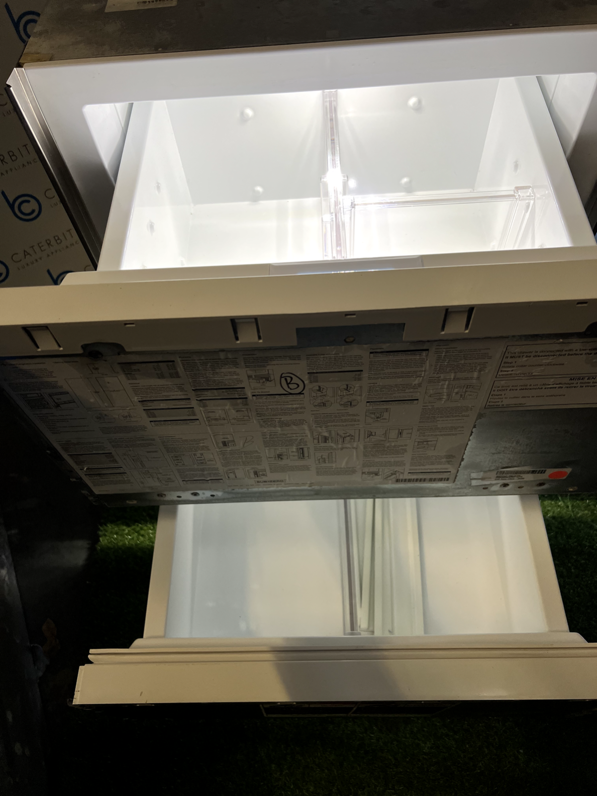 Sub Zero Refrigerator Fridge Undercounter Drawers ICBID-24RO Wolf appliance