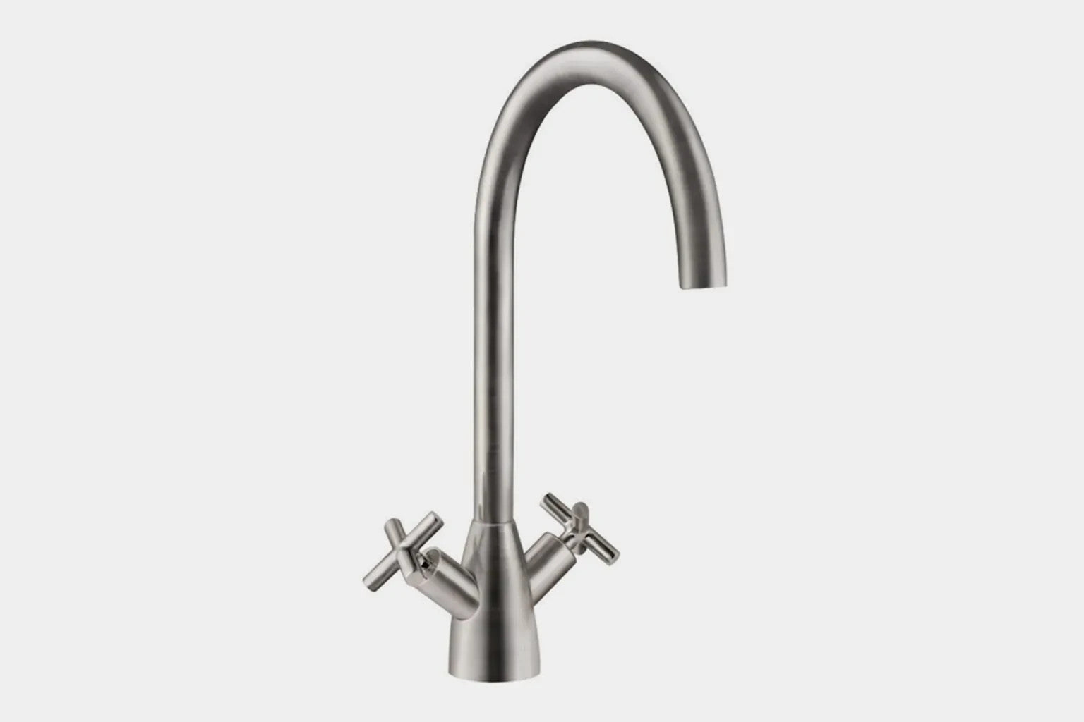 NEW Tap Factory Carysil Kitchen MIXER tap swan neck crosshead Chrome AX4523