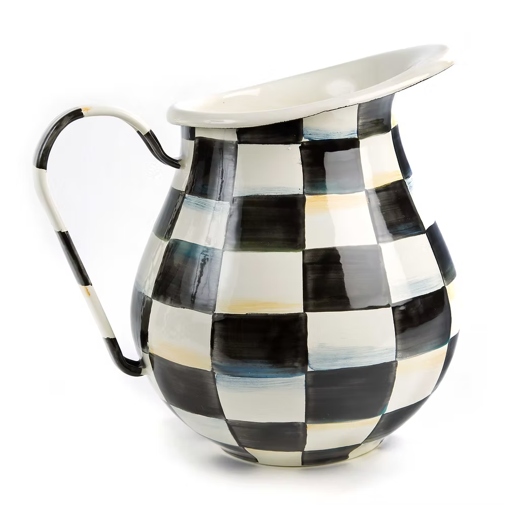 NEW Mackenzie-Childs Courtly Check Items Enamel Finish IN STOCK Available Now