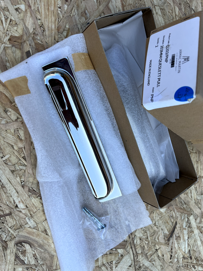 New Armac Martin Q203/PNP Queslett Cup Pull Handle Nickel Kitchen Knob