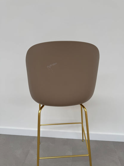 Ex Display GUBI stool BEETLE BAR CHAIR with brass base  AX018