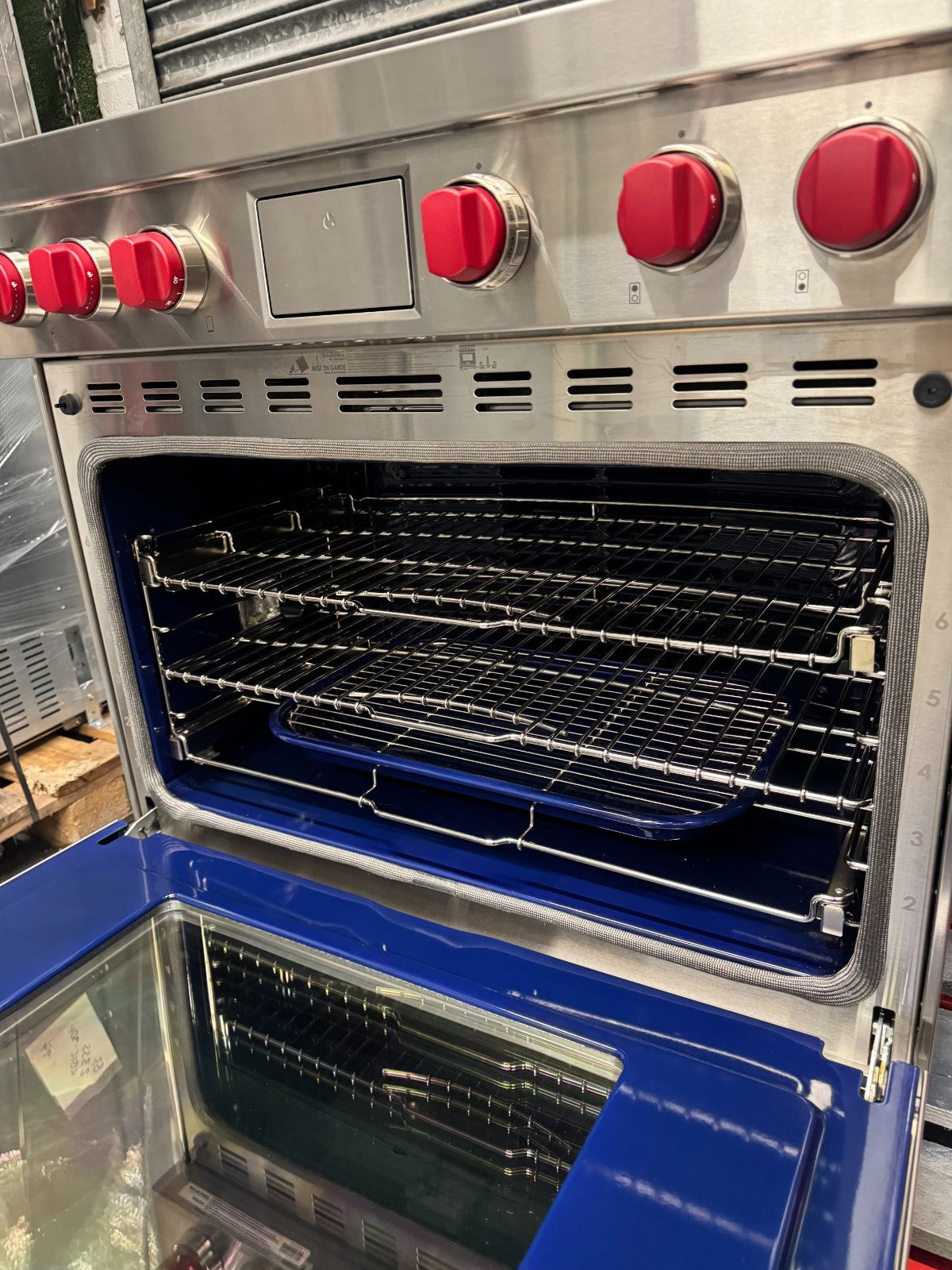 UNUSED Wolf ICBDF36450 36 inch dual fuel Range Cooker Oven Subzero BR4272
