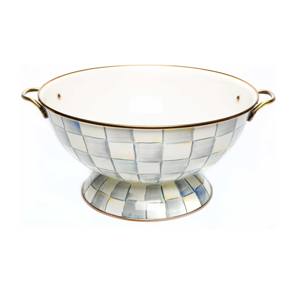 NEW Mackenzie-Childs STERLING Check Items Enamel Finish IN STOCK Available Now