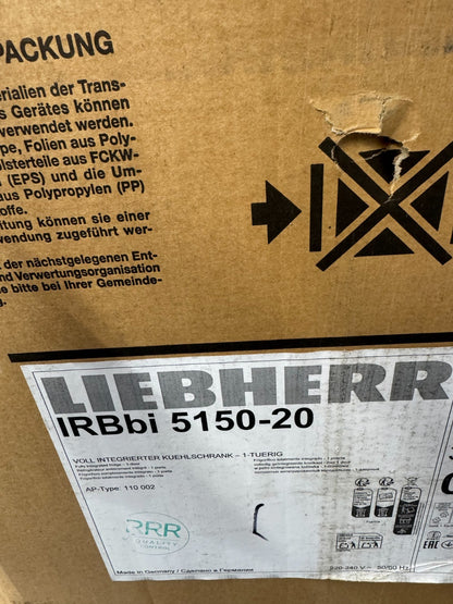 NEW Liebherr IRBbi5150 178cm Prime Integrated Column built in Fridge BR4157