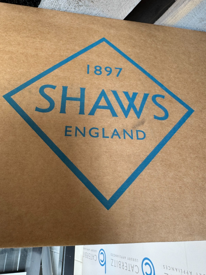 NEW Shaws SCRO460WH Round Ceramic Inset Undermount Sink White BR4343