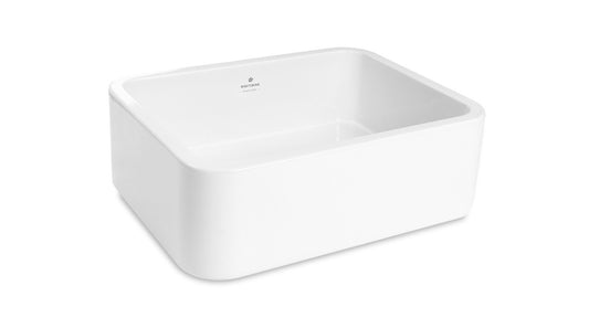 NEW Unused Whitebirk Barrow 60cm Ceramic Single Kitchen Sink Basin Shaws AX07