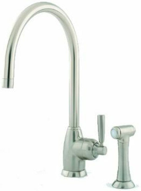 NEW Perrin & Rowe Mimas 4846NI Sink Mixer Tap & Rinse NICKEL BR4181