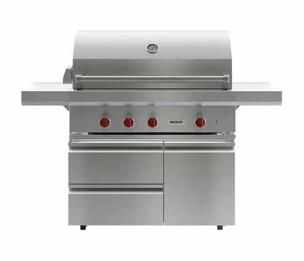 UNUSED Wolf 107cm Freestanding Gas Barbecue ICBOG42C BBQ