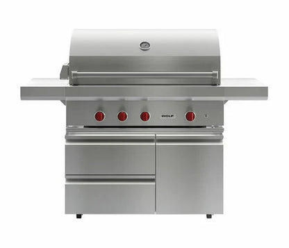 UNUSED Wolf 107cm Freestanding Gas Barbecue ICBOG42C BBQ