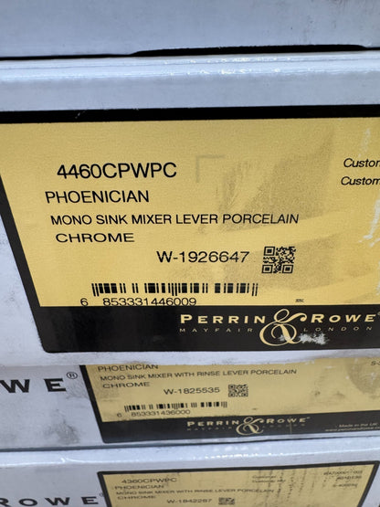 NEW Perrin & Rowe 4460CPWPC Phoenician Monobloc Mixer Tap CHROME   AX4454