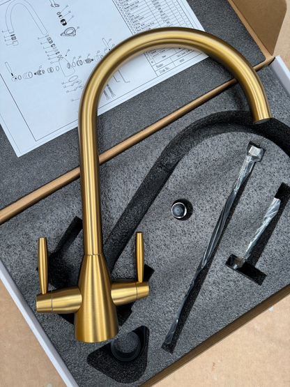 NEW Brass EPVD200-BR Mixer Lincoln Victoria plumbing tap factory AX4563