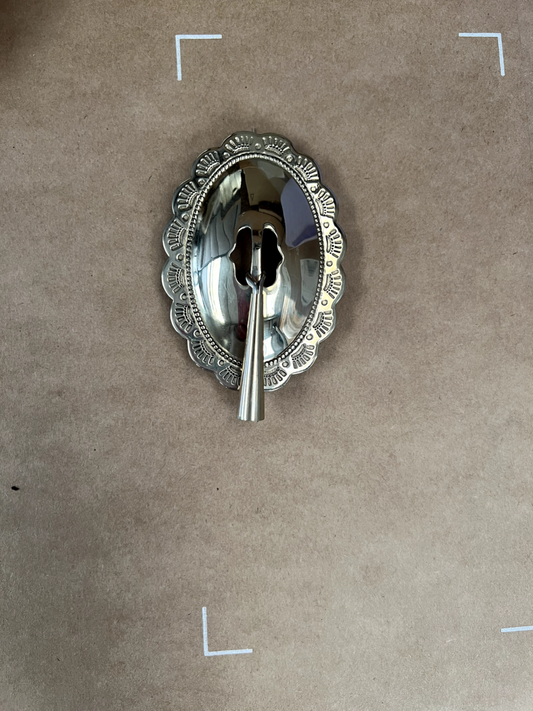 Mark Wilkinson Smallbone Santa Fe pull handle knob hardware cabinetry Nickel
