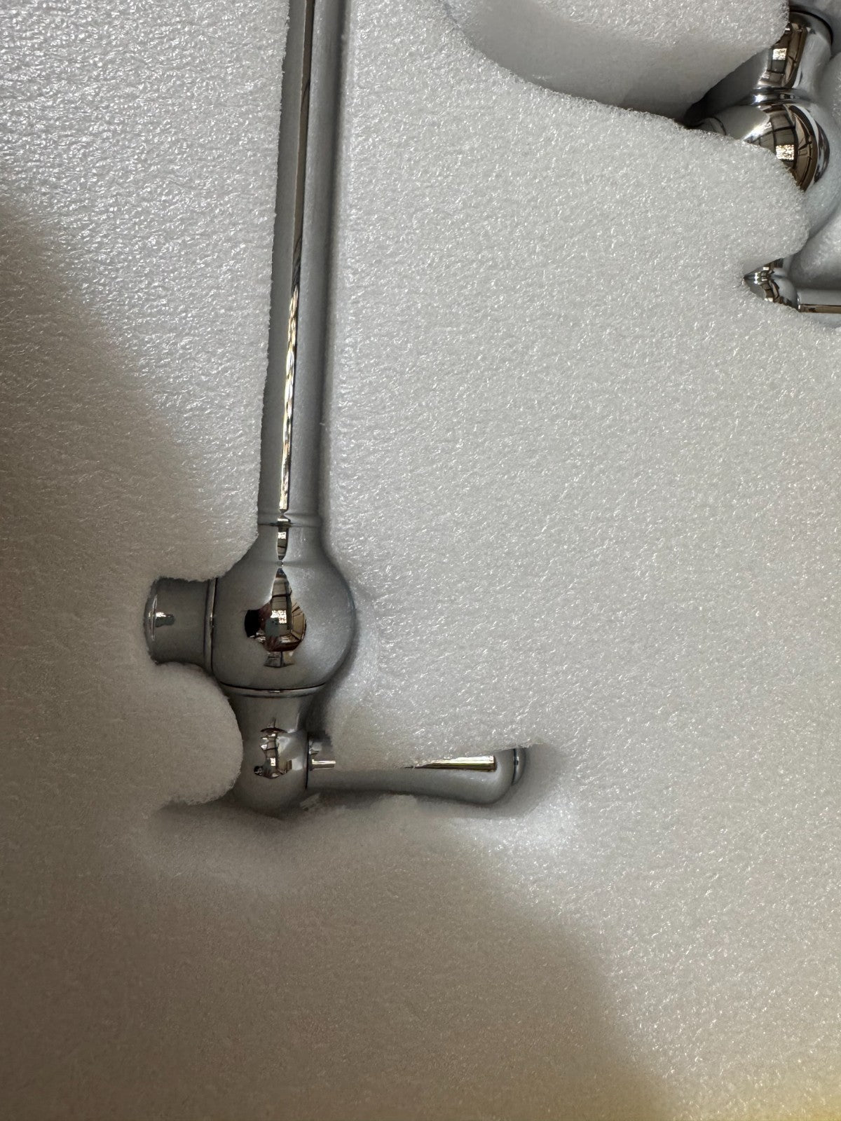 NEW Perrin & Rowe 4799CP Pot Filler Kitchen Tap with Lever CHROME BR4183