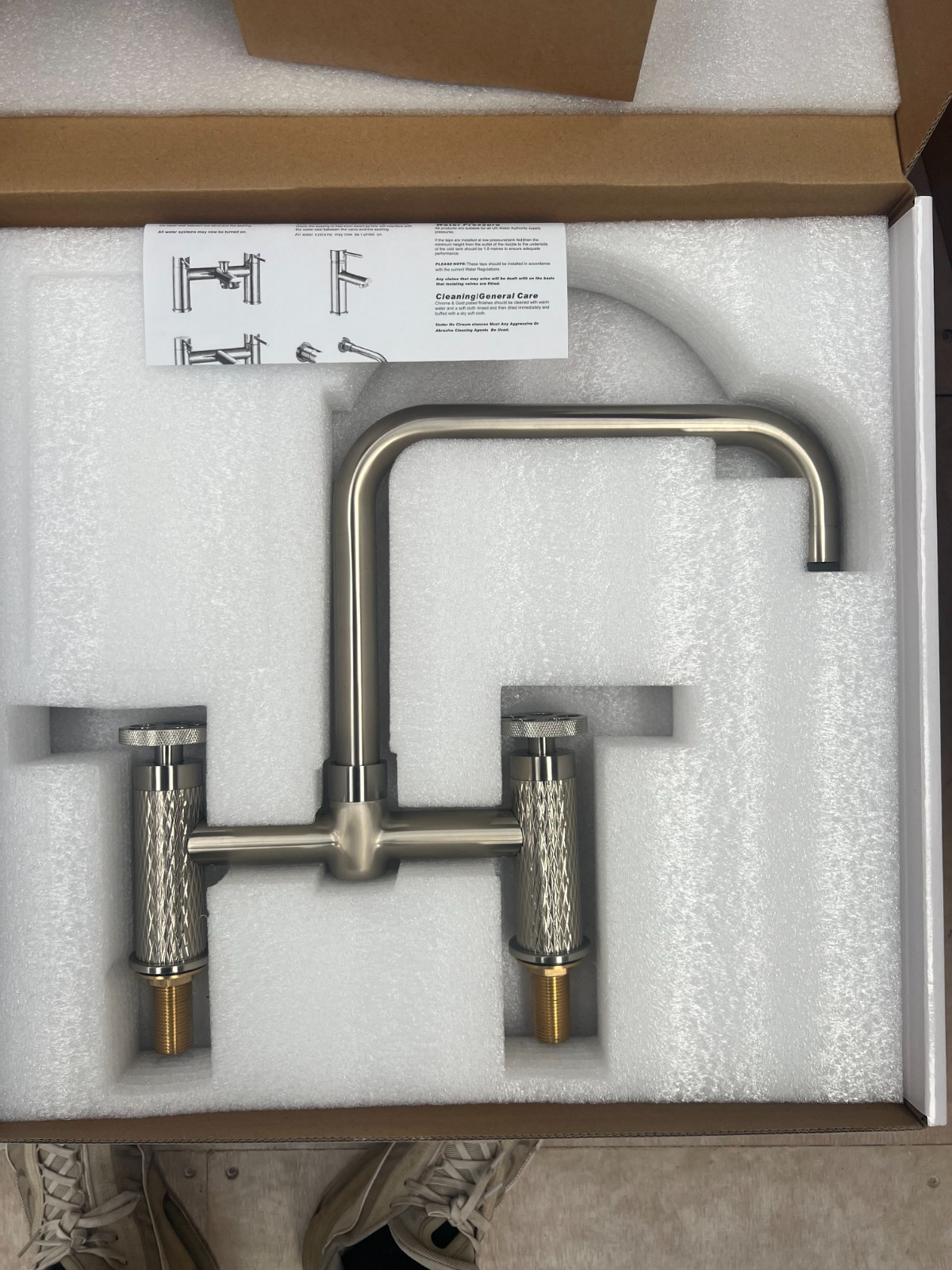 NEW StainlessSteel Quilt Kitchen Mixer tap Victoria plumbing tap factory AX4602