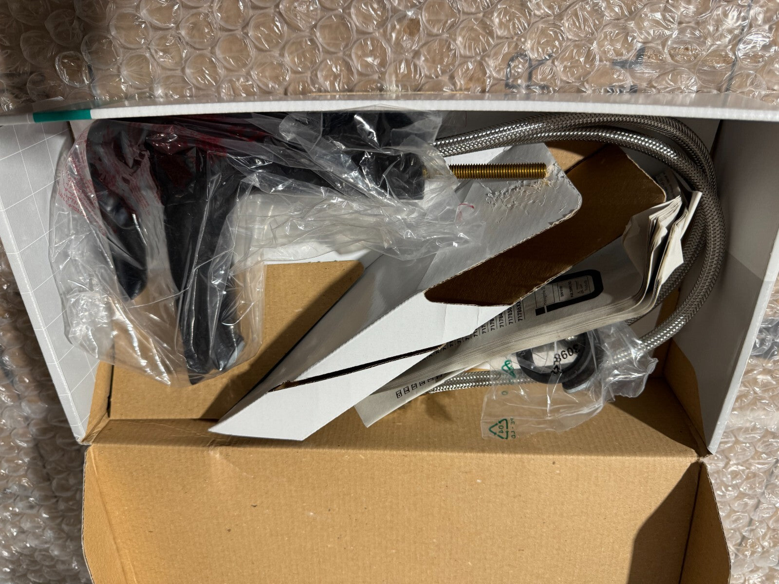 NEW Hansgrohe 71712670 Talis E Single lever basin mixer Tap BLACK BR924