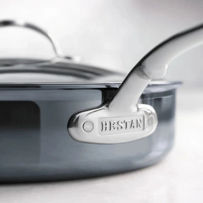 Hestan NanoBond Titanium Stainless Steel Saute Pan with Handle & Lid 30cm 60028