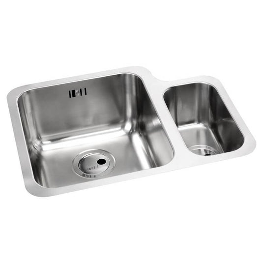 NEW Abode Matrix R50 1.5 Bowl double sink Brushed Stainless Steel AW5017 BR663
