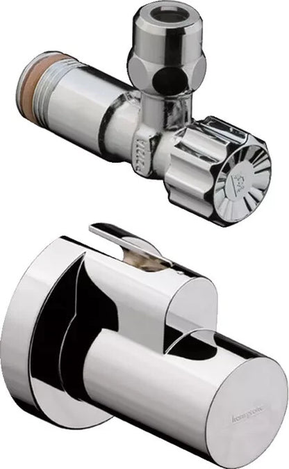 NEW Hansgrohe Angle Valve With Cover ⅜ Chrome 13954000 BR2142