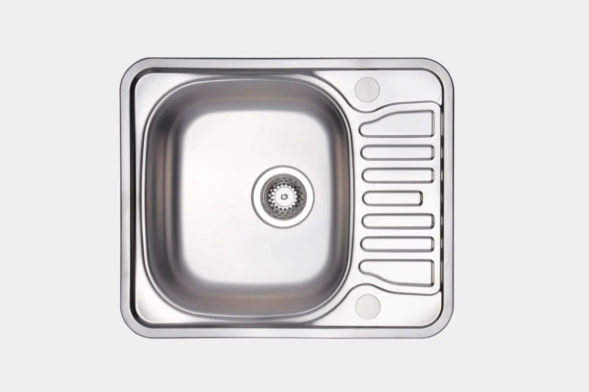 NEW Stainless Steel Single Bowl kitchen sink & Drainer Carsyil AX4324
