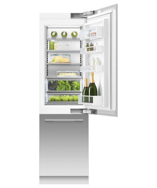 NEW Fisher & Paykel Integrated 61cm Fridge Freezer Ice & Water RS6121WRUK1 ax
