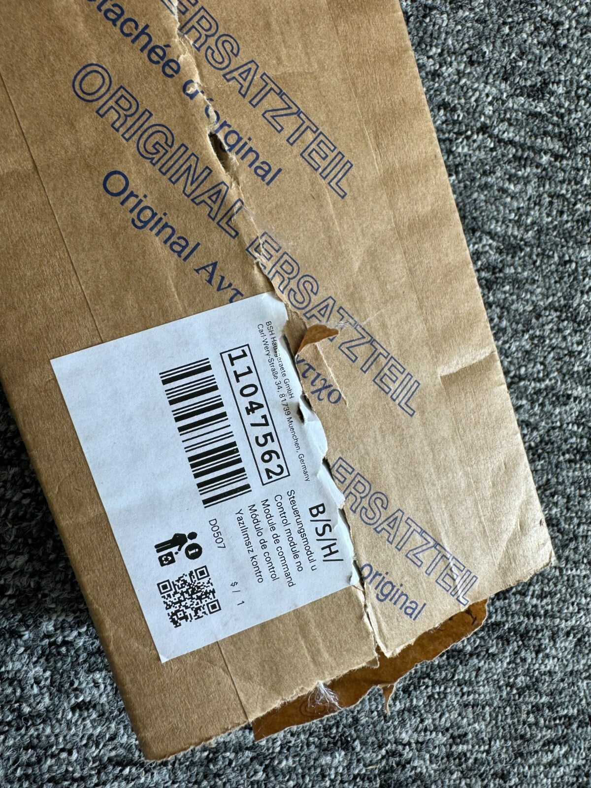 NEW Unused Neff 11047562 Part Control Module Panel for fridge