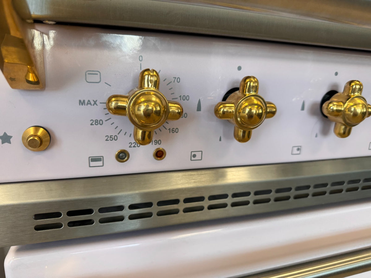 Ex Display Lacanche Range Cooker Oven 70cm Rully Pink & Brass UNUSED