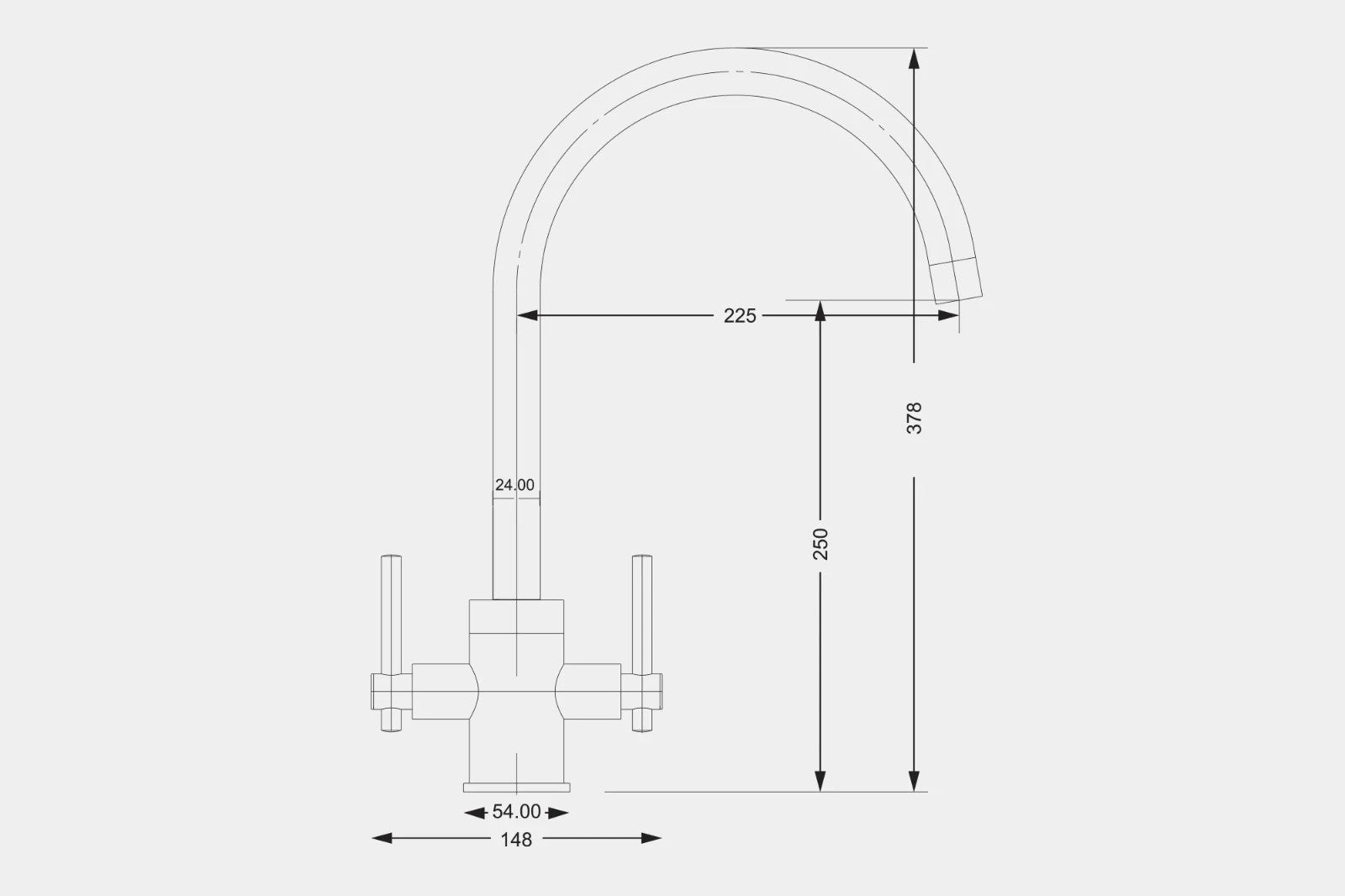 NEW Modern Black Kitchen Mixer tap Victoria plumbing tap factory AX4537