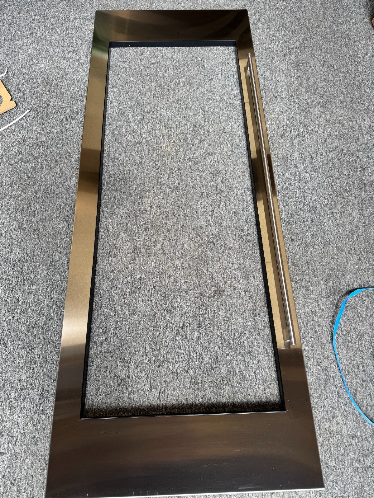 Sub-Zero Wine Cooler Fridge Panel Stainless Steel Front 7025392 marked BR4644
