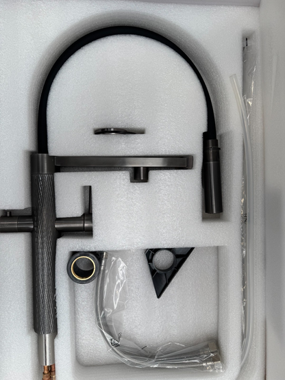 NEW Tap Factory Carysil Quilt Boiling Hot water Tap 4 n 1 twist AX4489 Gunmetal