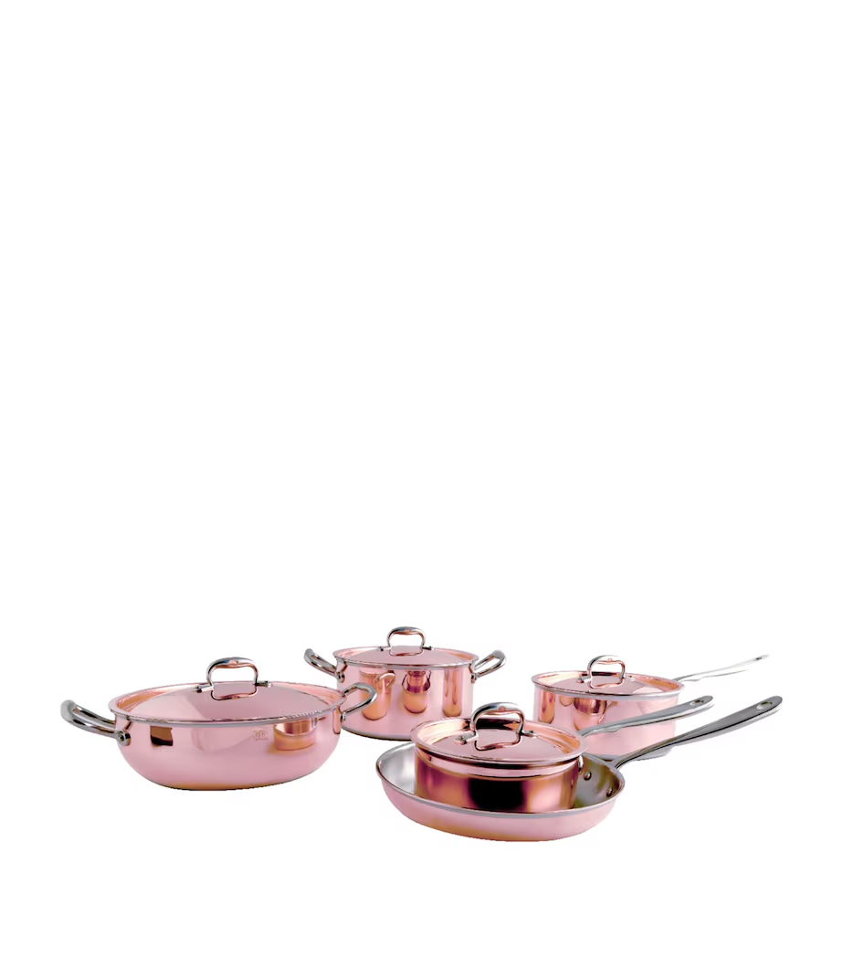 NEW Ruffoni Con Classe 9 piece Cookware Copper Pan Pot Set induction Gas AX