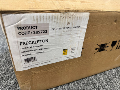 New Freckleton 362723 Whitebirk White Single bowl kitchen sink BR2188 shaws