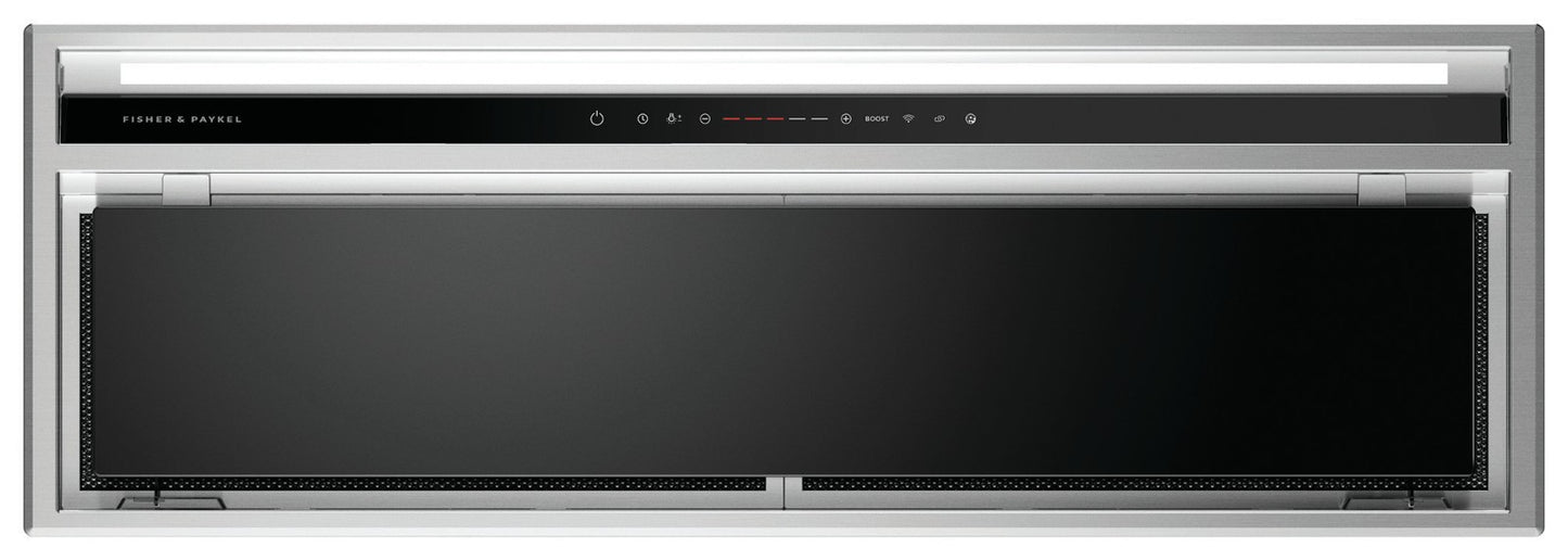 Fisher & Paykel Series 7 HP90IHCB4 90cm Black Built in Extractor Hood BR4213