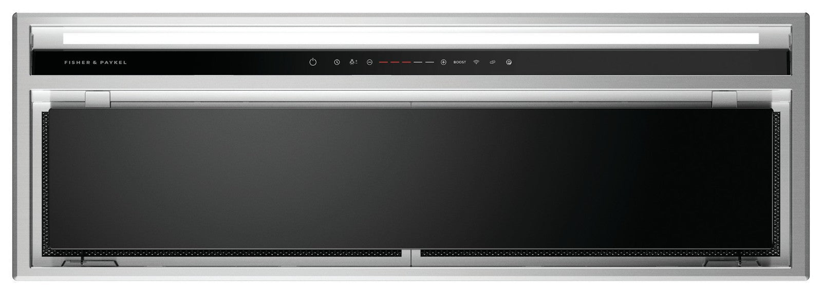 Fisher & Paykel Series 7 HP90IHCB4 90cm Black Built in Extractor Hood BR4213