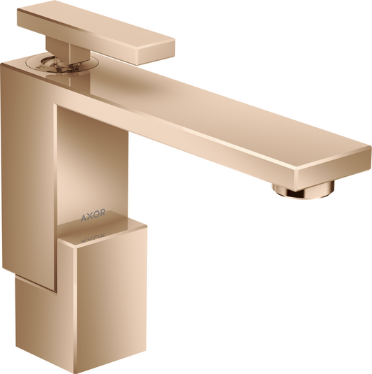 NEW AXOR 46010300 Hansgrohe Edge Lever Basin Mixer Tap 130 Waste RED GOLD BR883